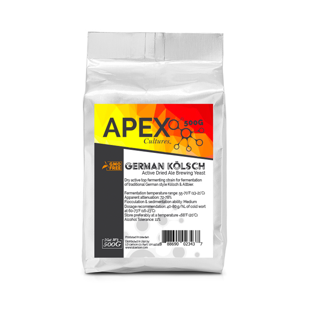Apex Cultures Kolsch Yeast - 500g Brick