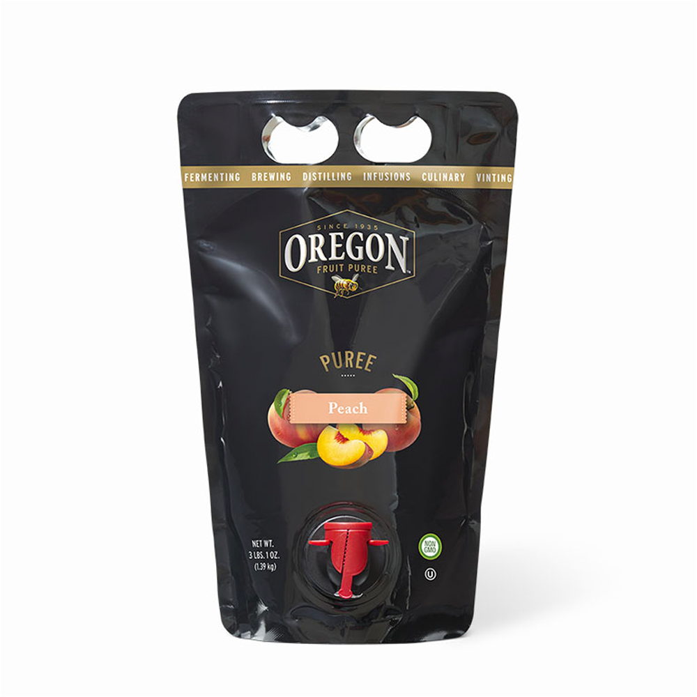 Peach Fruit Puree (50 oz) - Oregon Puree