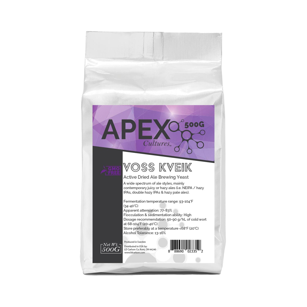 Apex Cultures Voss Kveik Yeast - 500g Brick