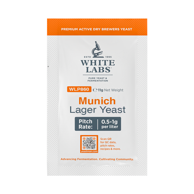 White Labs WLP860 Munich Lager Premium Dry Yeast