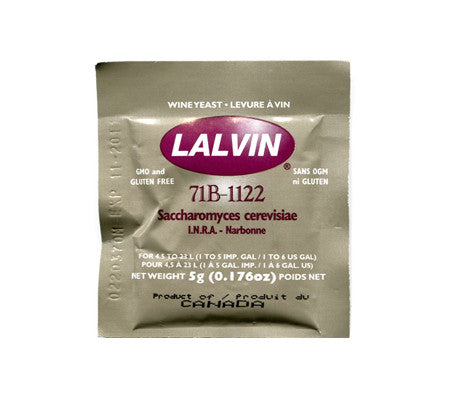 Lalvin 71B-1122 Wine Yeast