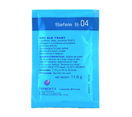 Fermentis Safale S-04 Yeast