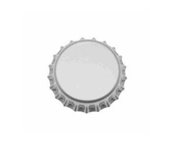 Silver Oxygen Barrier Bottle Caps - 144 Count