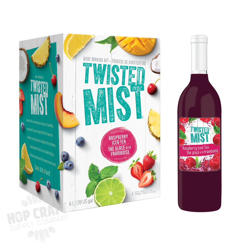 Twisted Mist Raspberry Iced Tea Wine Kit