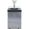 KOMOS® V2 Kegerator - 3 Tap Stainless Intertap / Nukatap Faucets