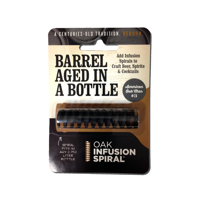 American Oak Bottle Infusion Spiral - Char #3