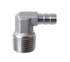 1/2" x 3/8" Elbow Barb MPT - Stainless