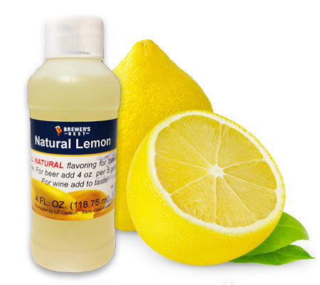 All Natural Lemon Fruit Flavoring (4 oz)