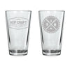 Hop Craft Pint Glass