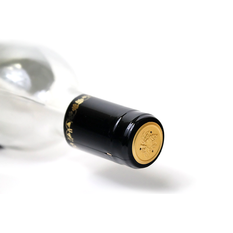 Heat Shrink Wine Bottle Caps - Black Gold Grapes