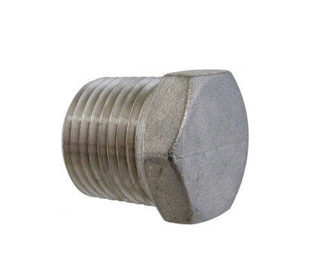 1/2" MPT Plug - Stainless