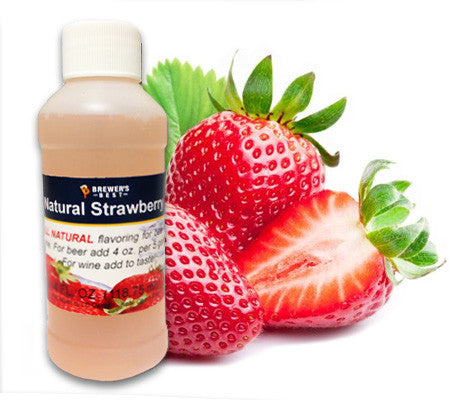 All Natural Strawberry Fruit Flavoring (4 oz)