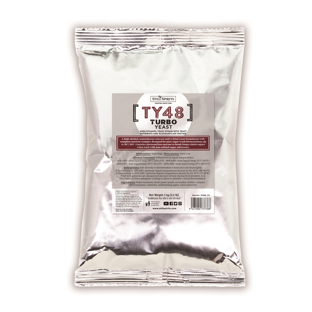 Still Spirits TY48 Turbo Yeast with AG(PP) 1KG