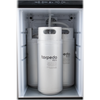 KOMOS® V2 Kegerator - 3 Tap Matte Black Stainless Faucets