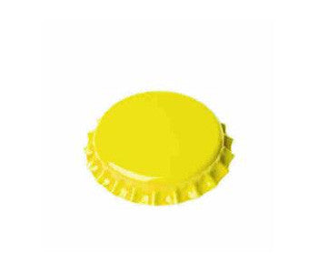 Yellow Oxygen Barrier Bottle Caps - 144 Count